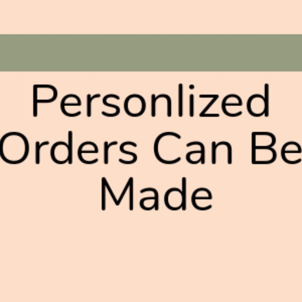 Personalized Handmade